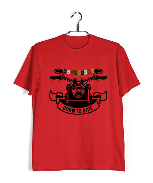 Wanderlust Travel Travel LADAKH FLAG ON BIKE Custom Printed Graphic Design T-Shirt for Women
